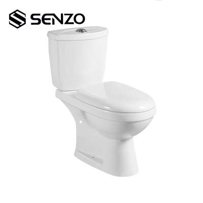 Cheap Price Chaozhou Sanitary Ware Bathroom Ceramic Two Piece Wc Toilet with P-Trap