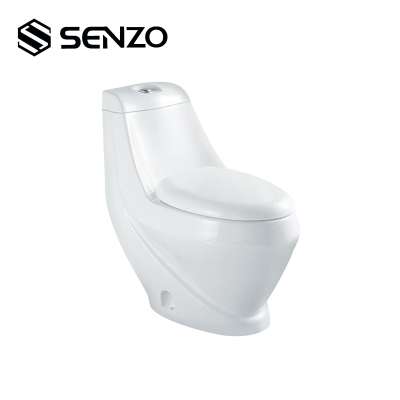 WC ceramic sanitary ware washdown toilet chinese one piece toilet washroom Libya toilet