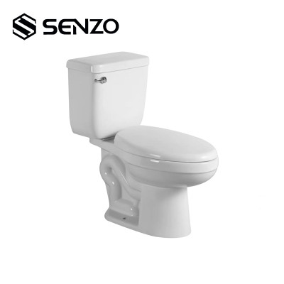 Sanitary Ware Toilet WC Closestool Two Piece Toilet  Siphon Flushing